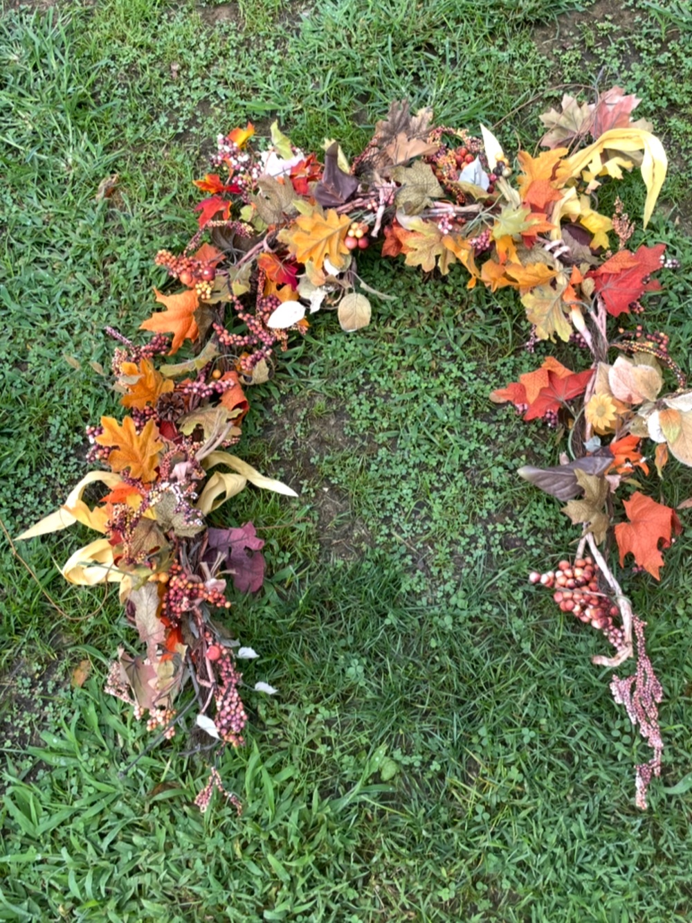 42” Harvest Fall/ Thanksgiving Artificial Garland/ Wreath/ Stair Wrap